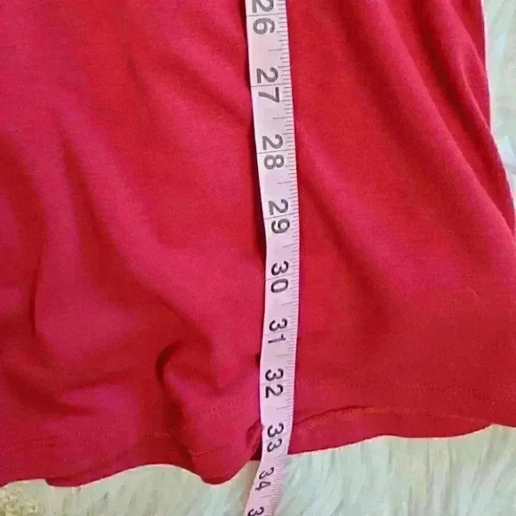 Kay Unger cowl neck midi dress size 2 red knee length - Picture 7 of 12